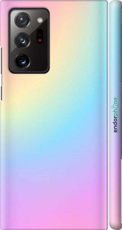 

3D пластиковий матовий чохол "Веселка 2" для Samsung Galaxy Note 20 Ultra, Рожевий