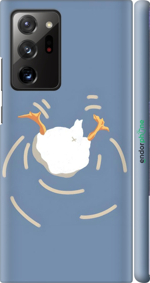 3D пластиковый матовый чехол Гусь ныряет для Samsung Galaxy Note 20 Ultra - 6275m-2051 изображение 