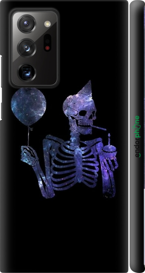 3D пластиковый матовый чехол Скелетное искусство для Samsung Galaxy Note 20 Ultra - 6536m-2051 изображение 
