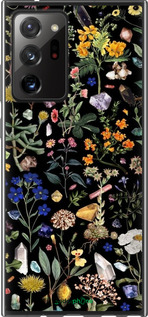 Силиконовый чехол С цветами для Samsung Galaxy Note 20 Ultra - 6422u-2051 изображение 