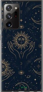 2D пластиковий чехол Celestial Harmony: Sun & Moon Gold Mystic Pattern для Samsung Galaxy Note 20 Ultra - 6778t-2051 изображение 