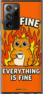 2D пластиковый чехол 'Funny Cat' для Samsung Galaxy Note 20 Ultra изображение 5