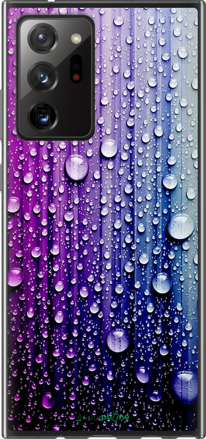 

Силіконовий чохол "Краплини води" для Samsung Galaxy Note 20 Ultra, Синій