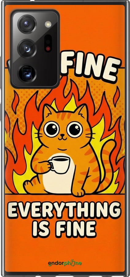 2D пластиковый чехол Funny Cat для Samsung Galaxy Note 20 Ultra - 6786t-2051 изображение 