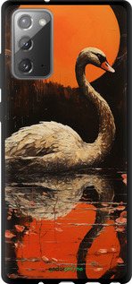 TPU чехол Лебедь для Samsung Galaxy Note 20 - 5964b-2036 изображение 
