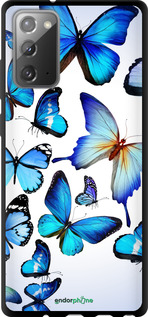 TPU чехол Метелики для Samsung Galaxy Note 20 - 6023b-2036 изображение 