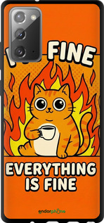 TPU чехол 'Funny Cat' для Samsung Galaxy Note 20 изображение 5