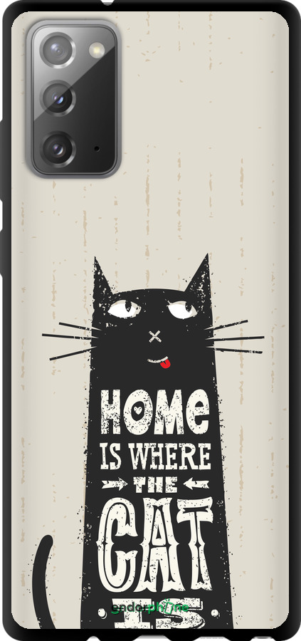TPU чехол Кот для Samsung Galaxy Note 20 - 4671b-2036 изображение 
