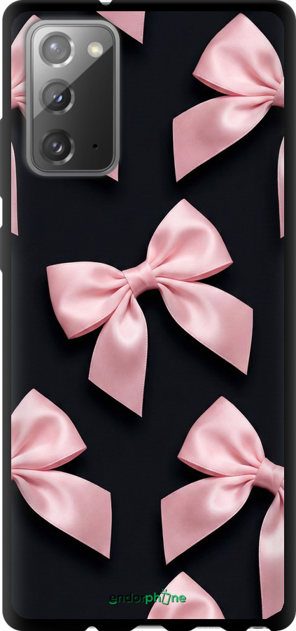 TPU чехол Coquette Ribbons Dark Coquette для Samsung Galaxy Note 20 - 6767b-2036 изображение 