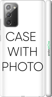 matte 3D plastic case case 'Photo case' for Samsung Galaxy Note 20 image 1