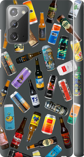 3D пластиковий матовий чехол Броварні для Samsung Galaxy Note 20 - 5879m-2036 изображение 