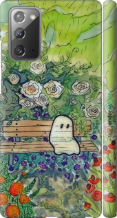 3D пластиковый матовый чехол Призрак 3 для Samsung Galaxy Note 20 - 6248m-2036 изображение 