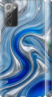 3D пластиковый матовый чехол Liquid Chrome для Samsung Galaxy Note 20 - 6781m-2036 изображение 