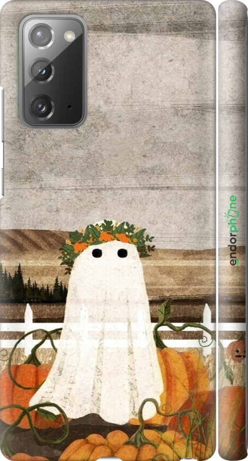 3D пластиковый матовый чехол Призрак для Samsung Galaxy Note 20 - 6245m-2036 изображение 