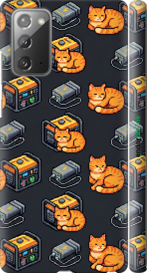 3D пластиковый матовый чехол Autonomous Zone для Samsung Galaxy Note 20 - 6771m-2036 изображение 