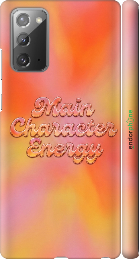 3D пластиковый матовый чехол Aura Gradient Main Character Energy Aesthetic Y2K для Samsung Galaxy Note 20 - 6783m-2036 изображение 