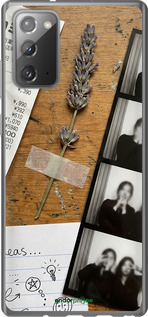 Силиконовый чехол Aesthetic Scrapbook Collage для Samsung Galaxy Note 20 - 6773u-2036 изображение 