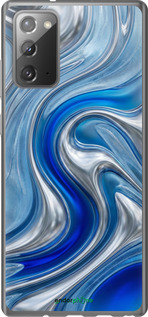 Силіконовий чехол Liquid Chrome для Samsung Galaxy Note 20 - 6781u-2036 изображение 