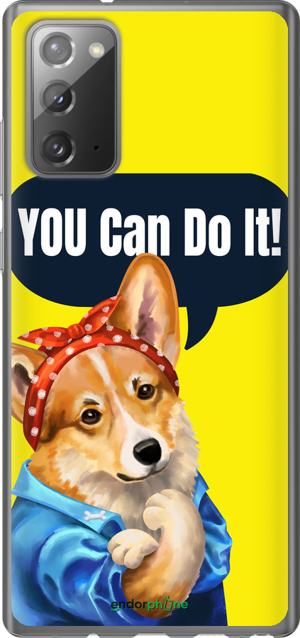 2D пластиковый чехол чехол с корги You Can Do It для Samsung Galaxy Note 20 - 6184t-2036 изображение 