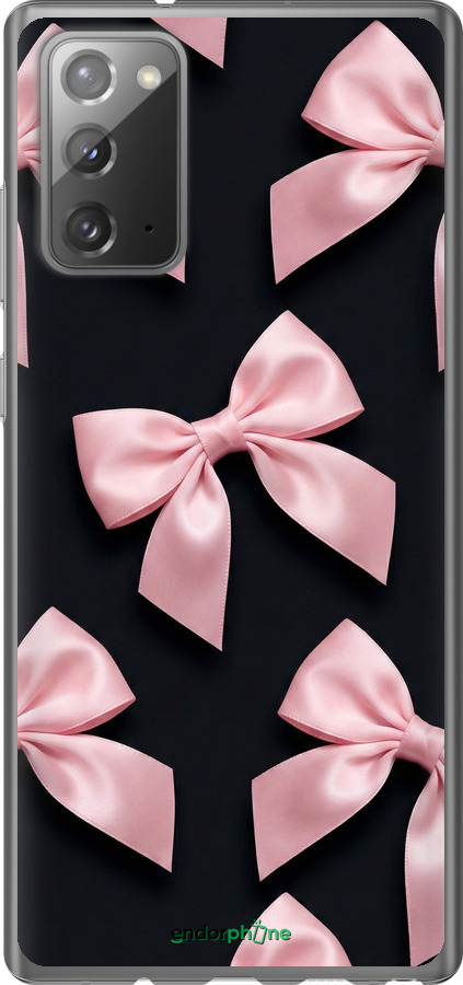 2D пластиковый чехол Coquette Ribbons Dark Coquette для Samsung Galaxy Note 20 - 6767t-2036 изображение 