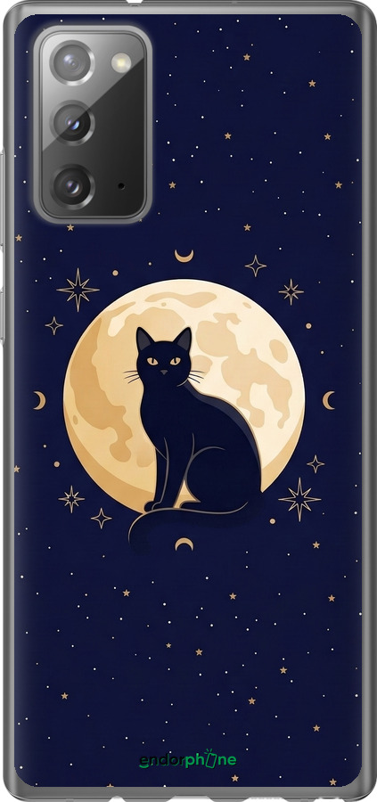 Силиконовый чехол Cute Cat Celestial/Witchy для Samsung Galaxy Note 20 - 6787u-2036 изображение 