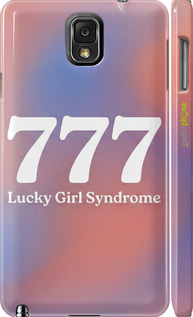 3D пластиковый глянцевый чехол 'Aesthetic Aura Gradient 777 Lucky Energy' для Samsung Galaxy Note 3 N9000 изображение 6