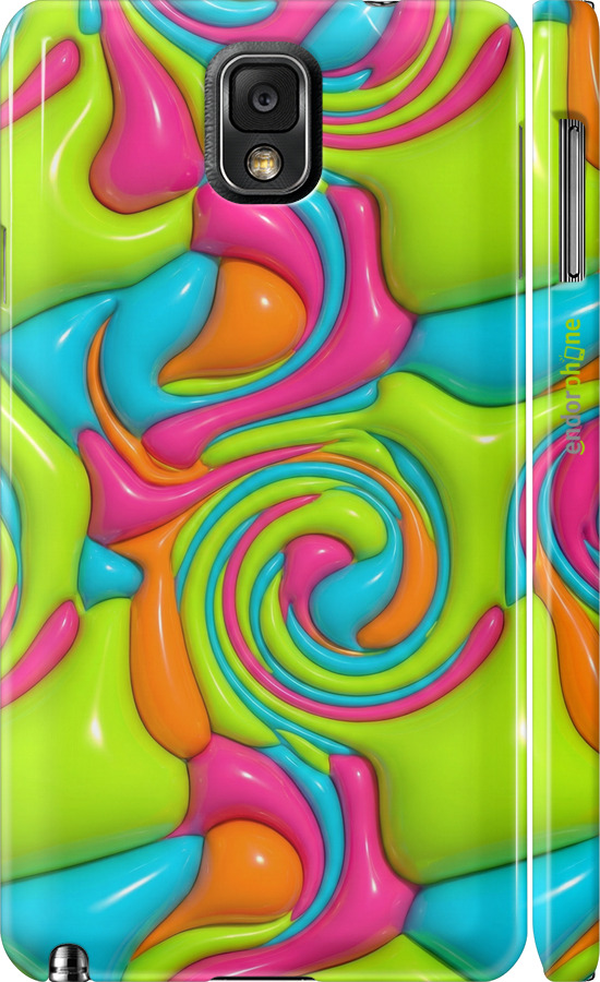 3D пластиковый глянцевый чехол Y2K Jelly Dream для Samsung Galaxy Note 3 N9000 - 6780c-29 изображение 