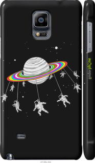 3D пластиковий глянцевий чехол Місячна карусель для Samsung Galaxy Note 4 N910H - 4136c-64 изображение 