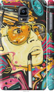 3D пластиковий матовий чехол № 5383 для Samsung Galaxy Note 4 N910H - 5383m-64 изображение 