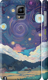 3D пластиковий глянцевий чехол Креативний арт для Samsung Galaxy Note 4 N910H - 6322c-64 изображение 