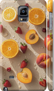 3D пластиковий глянцевий чехол Фрукти 3 для Samsung Galaxy Note 4 N910H - 6703c-64 изображение 