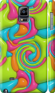3D пластиковый глянцевый чехол Y2K Jelly Dream для Samsung Galaxy Note 4 N910H - 6780c-64 изображение 