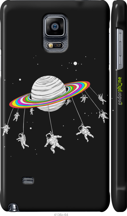3D пластиковий глянцевий чехол Місячна карусель для Samsung Galaxy Note 4 N910H - 4136c-64 изображение 