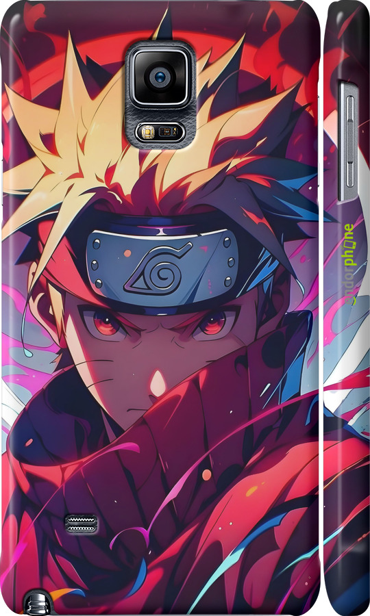 3D пластиковый матовый чехол Наруто для Samsung Galaxy Note 4 N910H - 6274m-64 изображение 