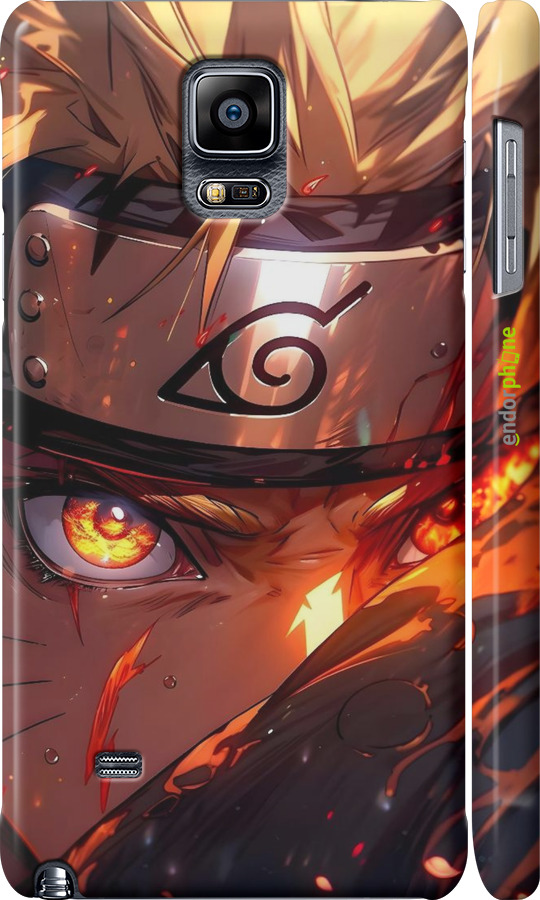 3D пластиковый матовый чехол Наруто для Samsung Galaxy Note 4 N910H - 6277m-64 изображение 