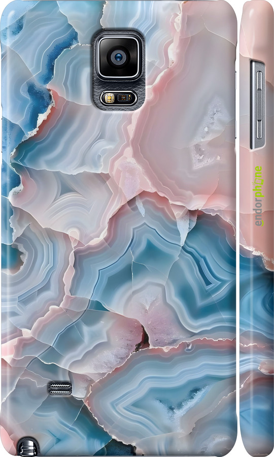 3D пластиковий глянцевий чехол Мрамор для Samsung Galaxy Note 4 N910H - 6306c-64 изображение 