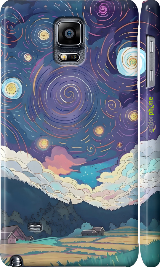3D пластиковий глянцевий чехол Креативний арт для Samsung Galaxy Note 4 N910H - 6322c-64 изображение 