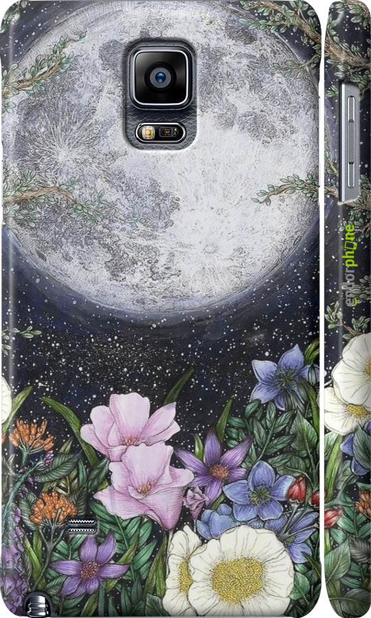 3D пластиковий глянцевий чехол Північ у саду II для Samsung Galaxy Note 4 N910H - 6424c-64 изображение 
