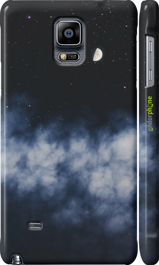 3D пластиковий матовий чехол Нічне небо для Samsung Galaxy Note 4 N910H - 6450m-64 изображение 
