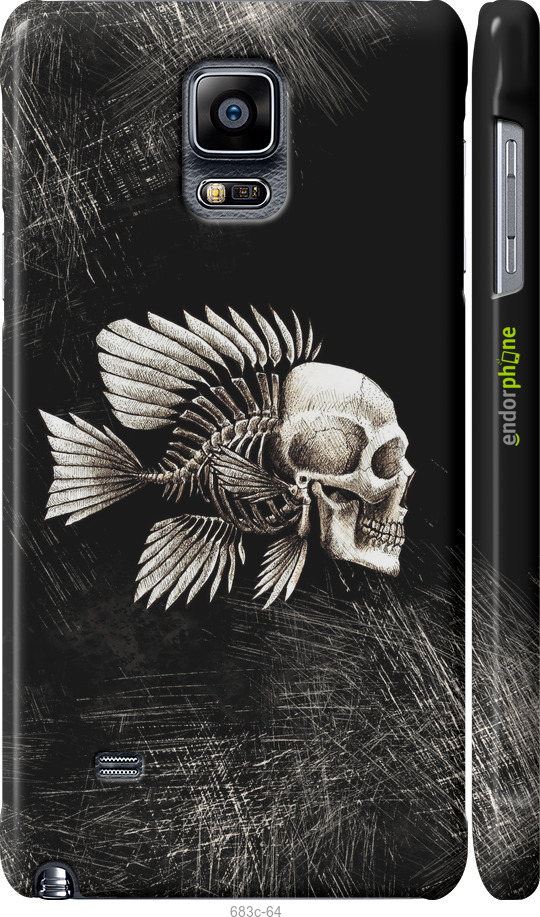 3D пластиковий глянцевий чехол Рибо-людина для Samsung Galaxy Note 4 N910H - 683c-64 изображение 