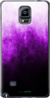 Силиконовый чехол Абстрактная композиция в фиолетовых тонах для Samsung Galaxy Note 4 N910H - 6478u-64 изображение 