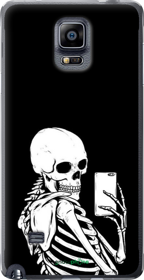 Силіконовий чехол Скелет робить Selfie для Samsung Galaxy Note 4 N910H - 6535u-64 изображение 