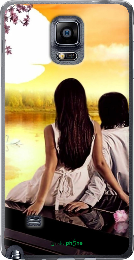 Силиконовый чехол Sunset для Samsung Galaxy Note 4 N910H - 6607u-64 изображение 