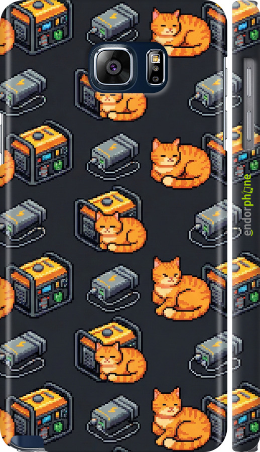 3D пластиковий матовий чехол Autonomous Zone для Samsung Galaxy Note 5 N920C - 6771m-127 изображение 