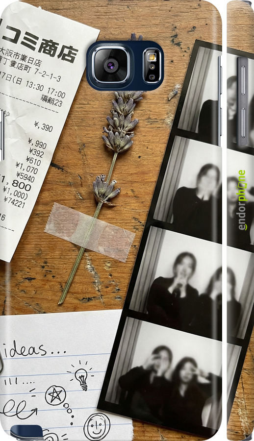 3D пластиковый глянцевый чехол Aesthetic Scrapbook Collage для Samsung Galaxy Note 5 N920C - 6773c-127 изображение 