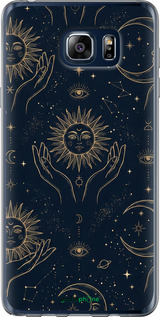 2D пластиковый чехол 'Celestial Harmony: Sun & Moon Gold Mystic Pattern' для Samsung Galaxy Note 5 N920C изображение 12