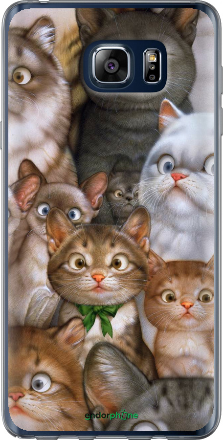 

2D пластиковий чохол "Коти" для Samsung Galaxy Note 5 N920C