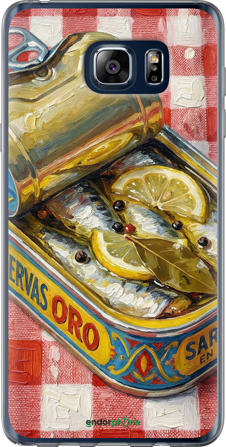 2D пластиковий чехол Vintage Sardine Tin Phone для Samsung Galaxy Note 5 N920C - 6772t-127 изображение 