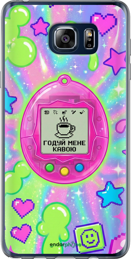 2D пластиковый чехол Y2K Aesthetic Retro Pet: Годуй мене кавою для Samsung Galaxy Note 5 N920C - 6784t-127 изображение 