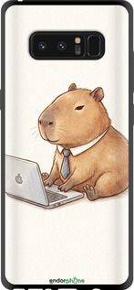 TPU чохол 'Funny Capybara CEO Working' для Samsung Galaxy Note 8 зображення 1